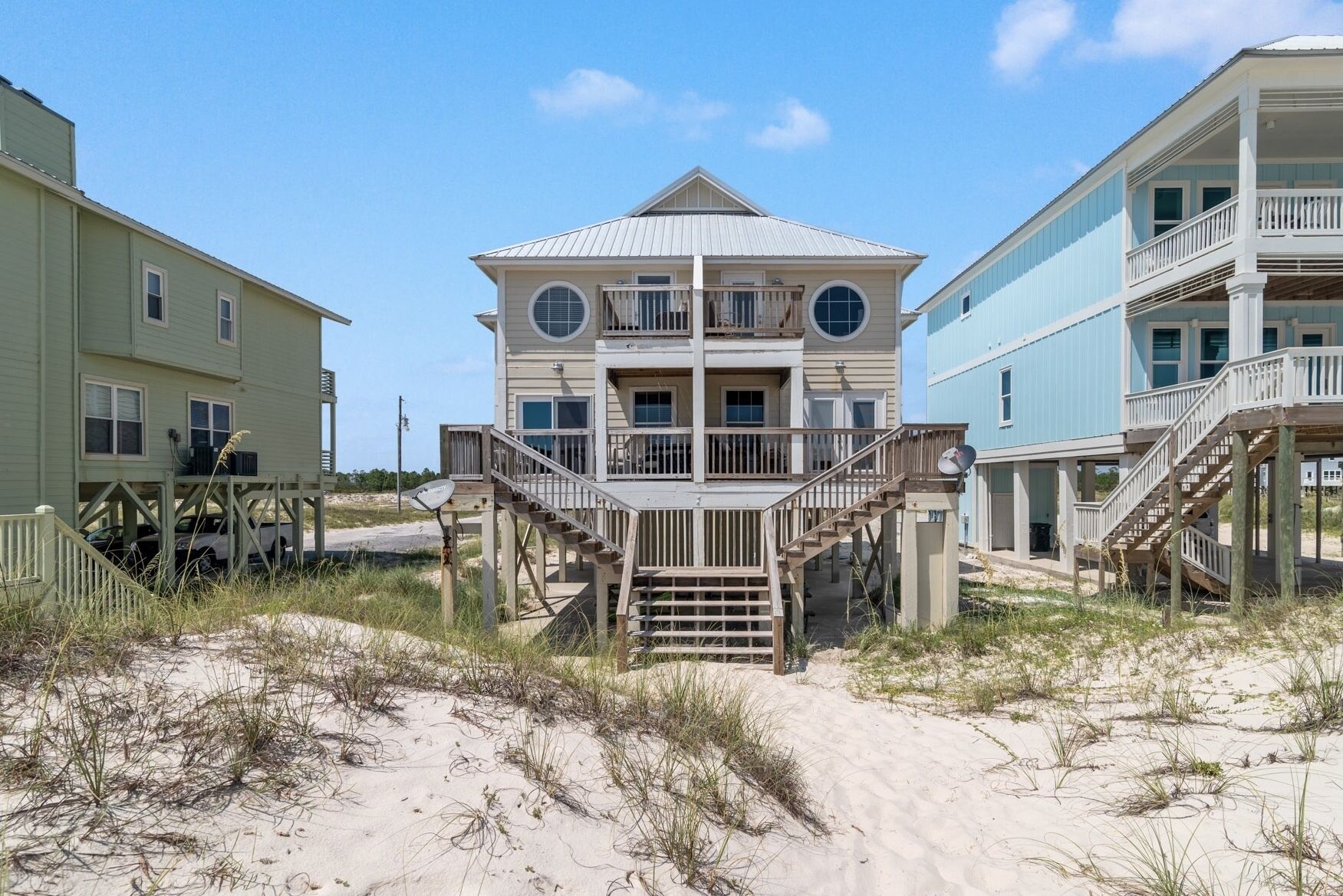 Updated 3 Bdrm Gulf Front home with awesome views just steps from the beach