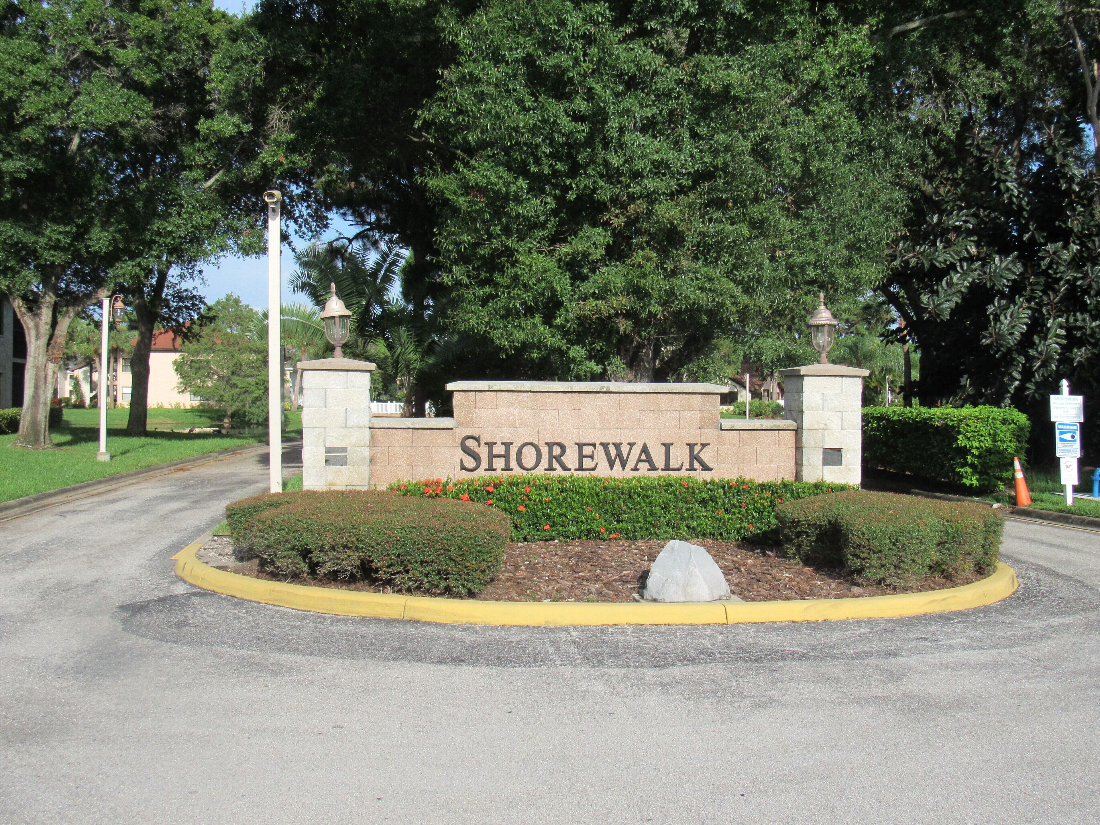 Entrance to Shorewalk. Welcome to your home away from home. 