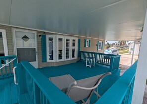 Terrace/patio - Beach house on private resort (Port Isabel)