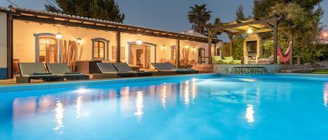 Una piscina riscaldata