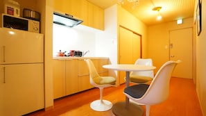 Family Room (  B  ) | Private kitchen | Fridge, microwave, stovetop, electric kettle - Beyond Hotel Takayama 1St (Takayama)