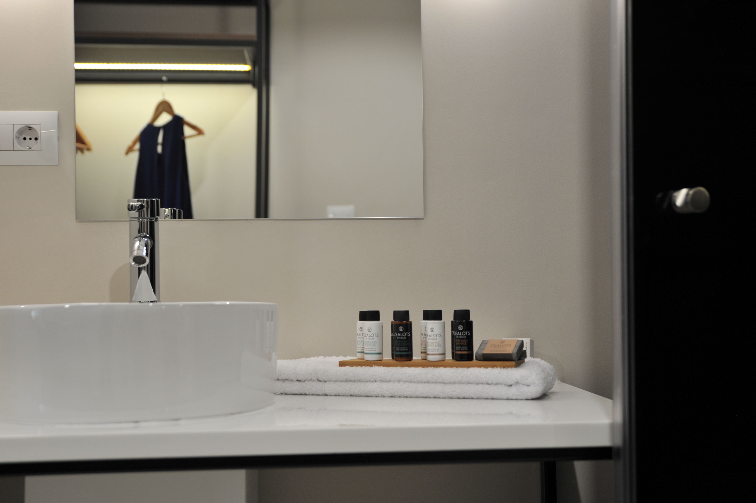 superior double or twin room, acropolis view | bathroom | shower, eco-friendly toiletries, hair dryer, slippers