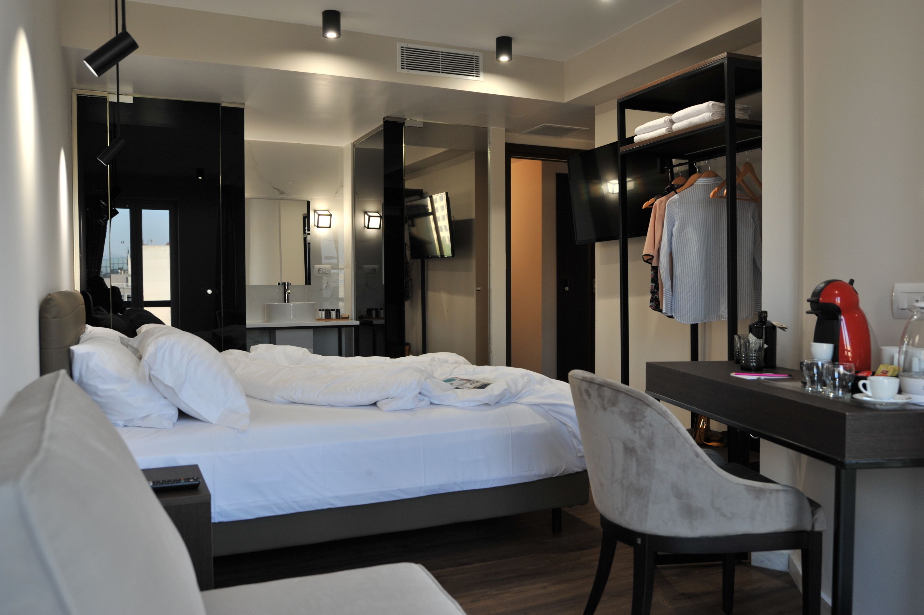 superior studio, acropolis view | premium bedding, in-room safe, desk, blackout curtains