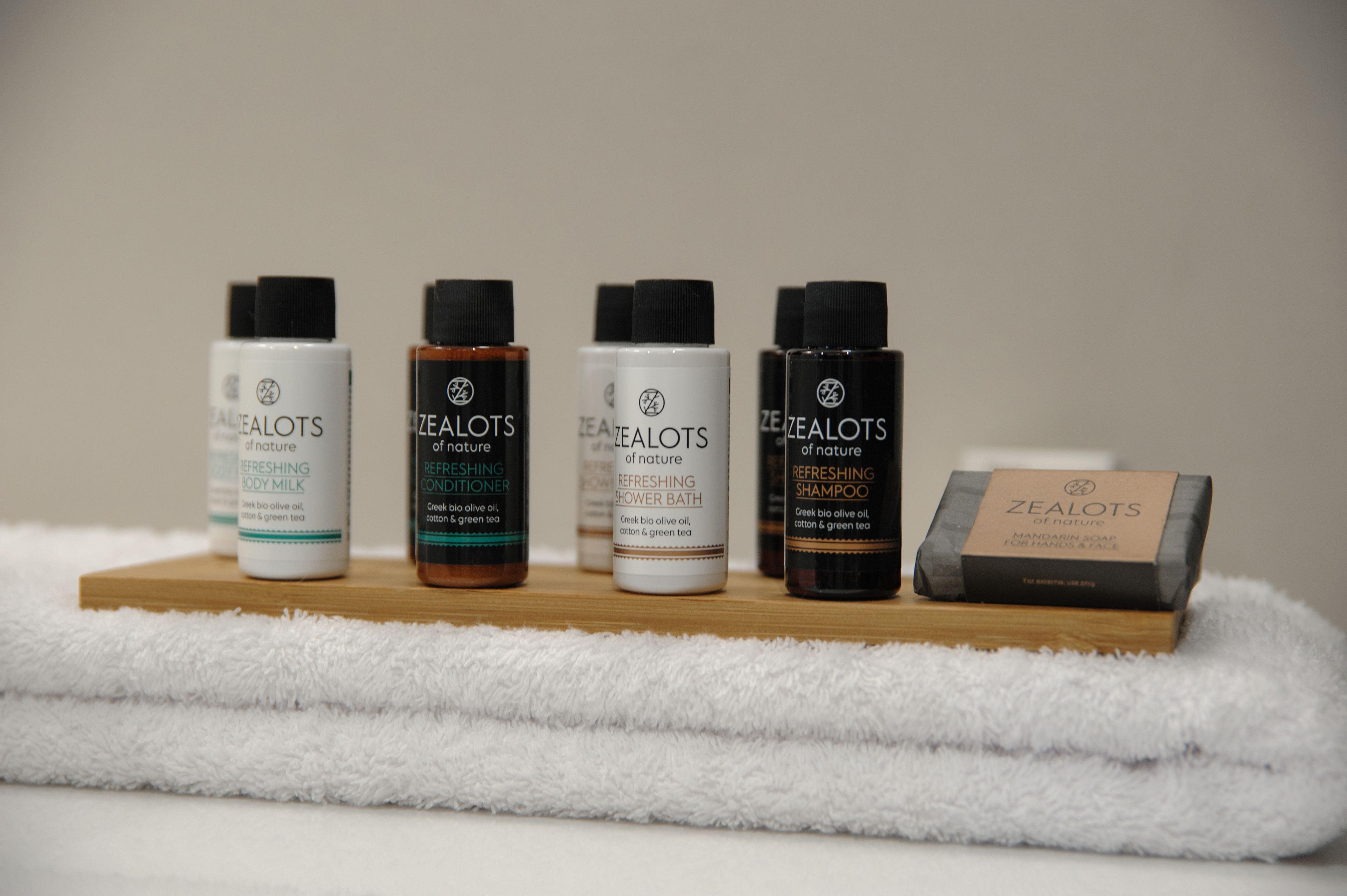 shower, eco-friendly toiletries, hair dryer, slippers