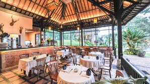 朝食、ランチ、ディナーに営業