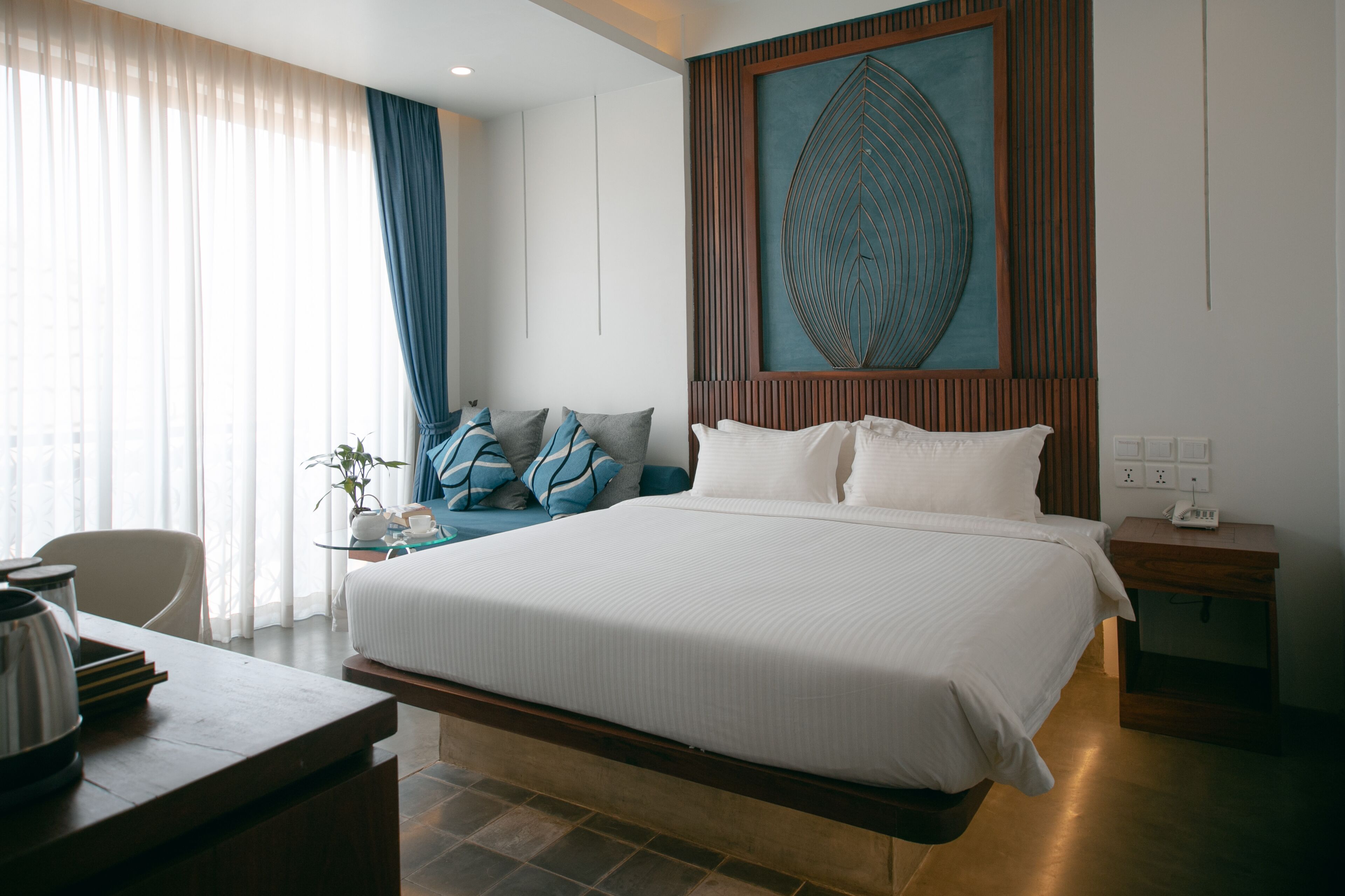 Deluxe tweepersoonskamer, 1 tweepersoonsbed | Een minibar, een kluis op de kamer, een bureau