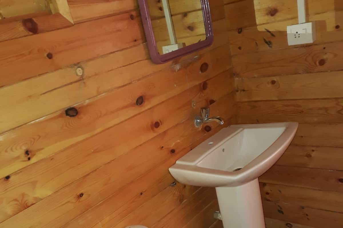 deluxe ground floor cottage | bathroom | shower, towels