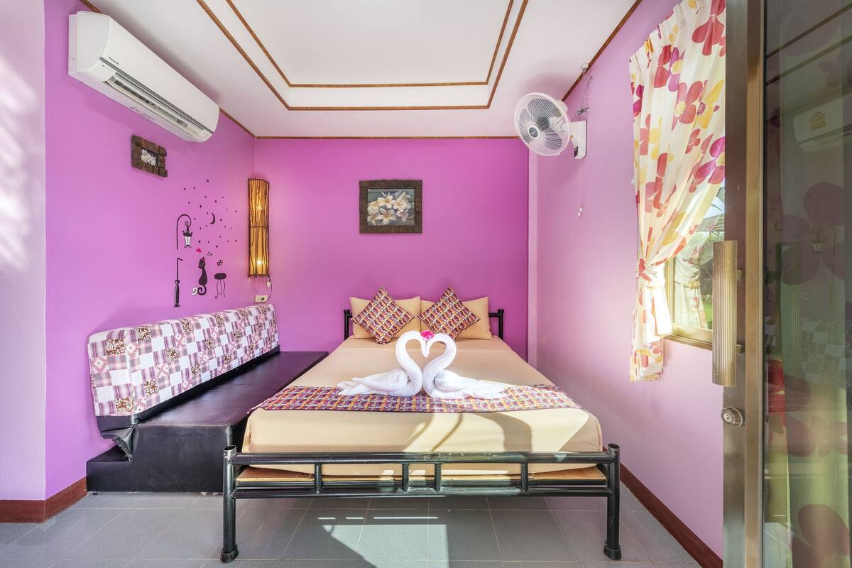 Villa Garden View | 遮光窗簾/窗簾、摺床/加床 (收費)、免費 Wi-Fi