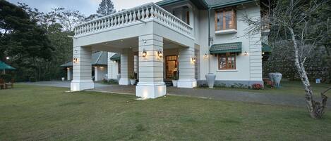 Majoituspaikan julkisivu