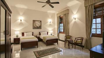 Premium bedding, individually decorated, individually furnished, desk