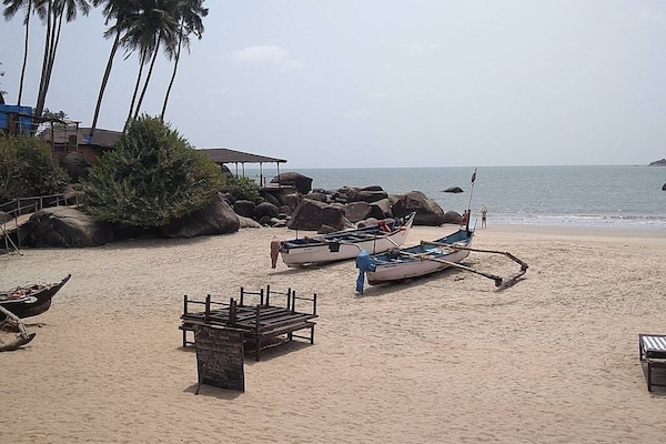 Blick von der Unterkunft