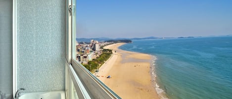 Uitzicht vanuit accommodatie