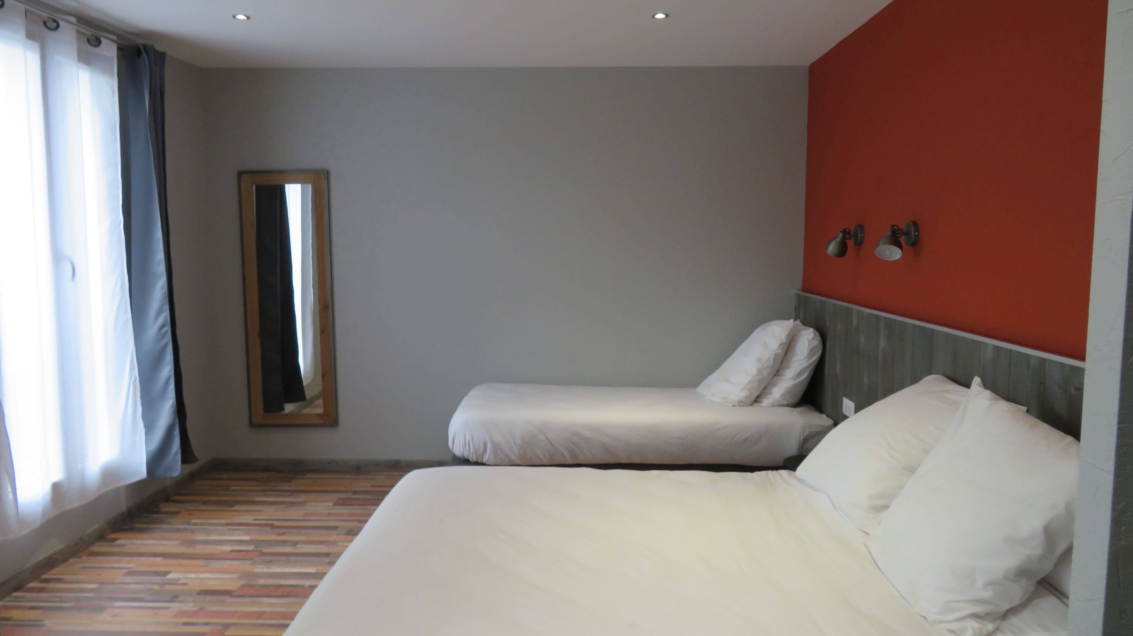 standard triple room | premium bedding, desk, blackout curtains, soundproofing