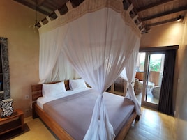 Family Villa, 2 Bedrooms, Private Pool, Garden View | Minibar, in-room safe, desk, blackout drapes