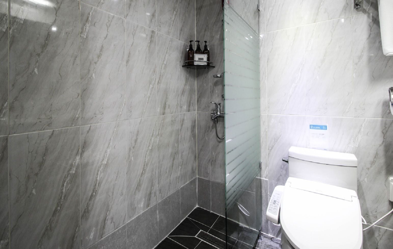 free toiletries, hair dryer, bathrobes, slippers