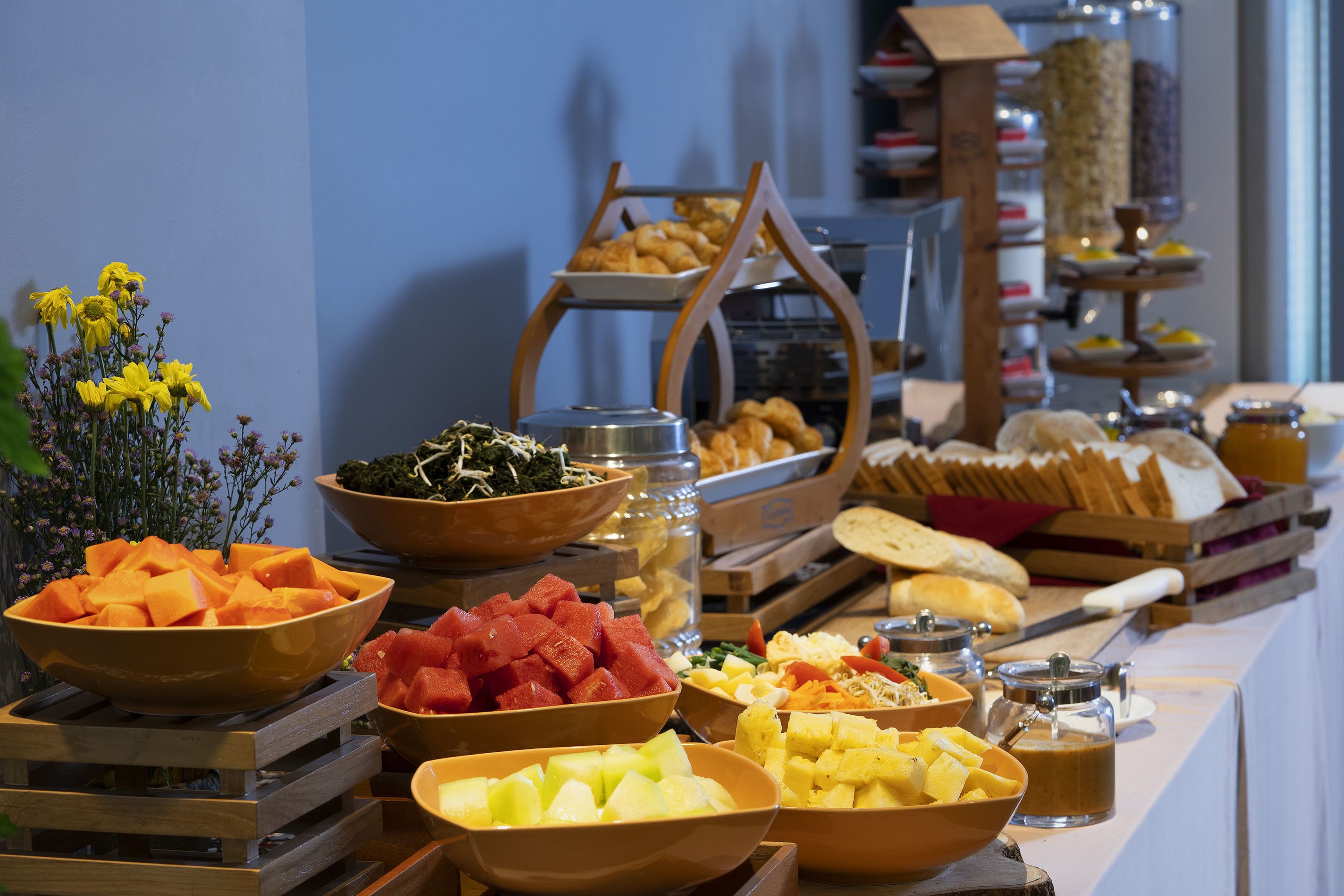 Frokostbuffé hver dag (IDR 750000 per person)