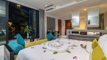 Ropa de cama hipoalergénica, cubrecamas y minibar