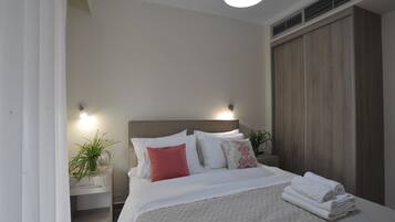 1 habitación, insonorización, wifi gratis y ropa de cama