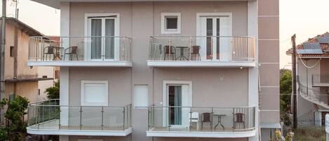 Overnatningsstedets facade