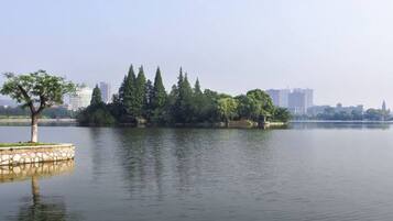 Blick von der Unterkunft