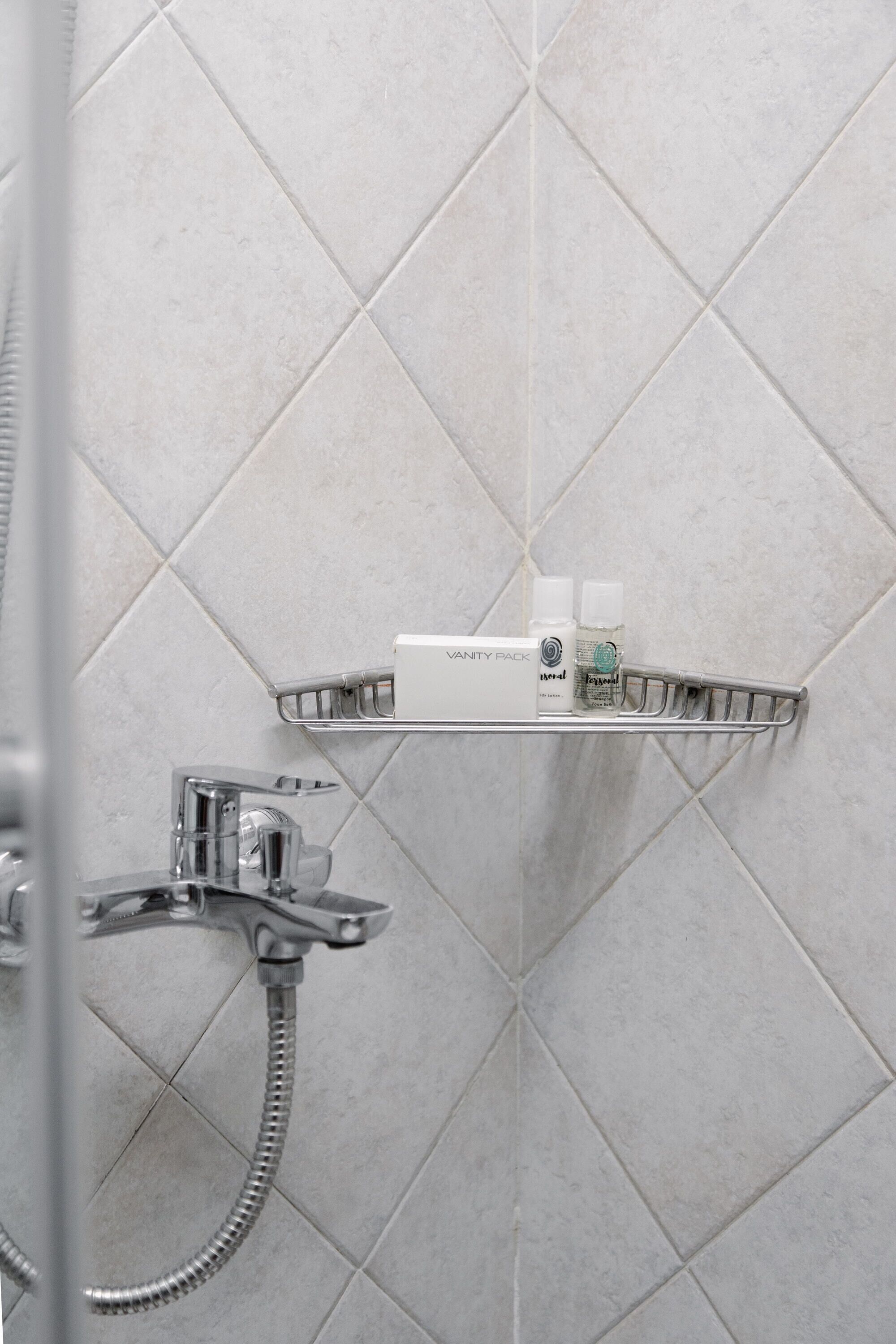 free toiletries, hair dryer, bathrobes, slippers