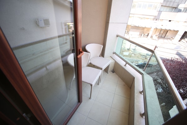 Business-Zimmer | Blick vom Balkon