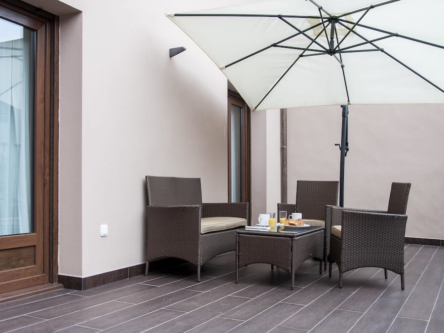 Apartamento, 1 habitación, terraza | Terraza o patio
