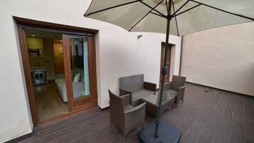 Apartamento, 1 habitación, terraza | Terraza o patio