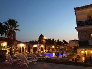 Front of property - evening/night - Alacati Woods Town (Cesme)