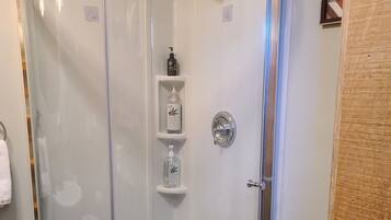 The Nest Cottage | Bathroom | Hair dryer, bathrobes, towels