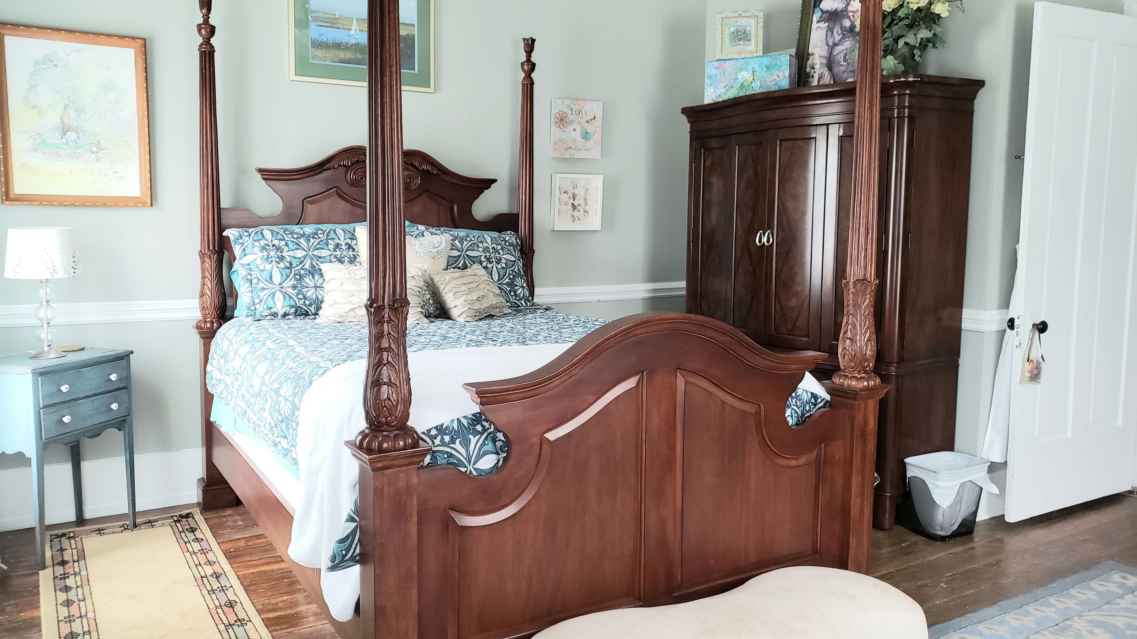 Zimmer (The Blue Room) | Bügeleisen/Bügelbrett, kostenloses WLAN