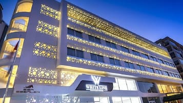 Front of property – evening/night