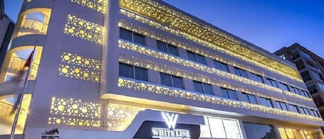 Front of property - evening/night