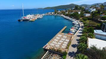 Playa privada en los alrededores y traslado desde/hacia la playa gratis