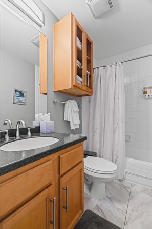 ヘアドライヤー、タオル、石鹸、トイレットペーパー