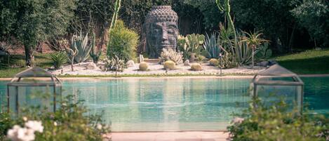 Outdoor pool, an infinity pool