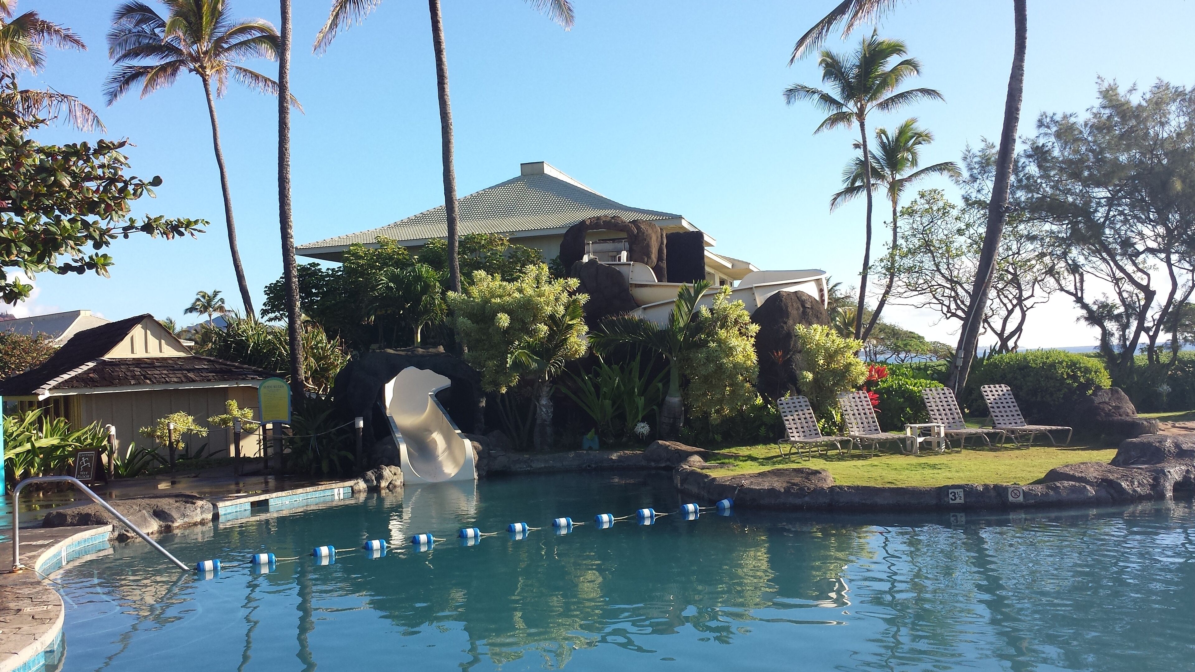 kis love this 75-foot lava tube slide!