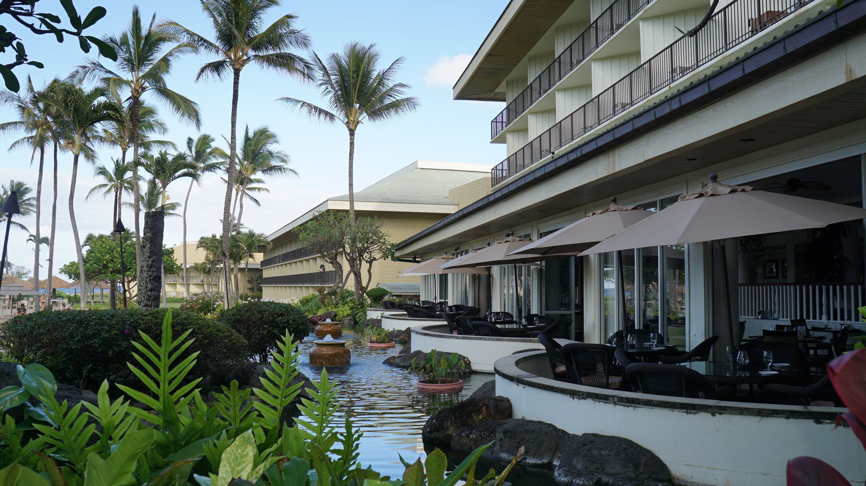 enjoy dining in the naupaka terrace with indoor or outside seating.