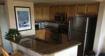Relax lakeside after you ski! Walk to free Ski Shuttle & restaurants!