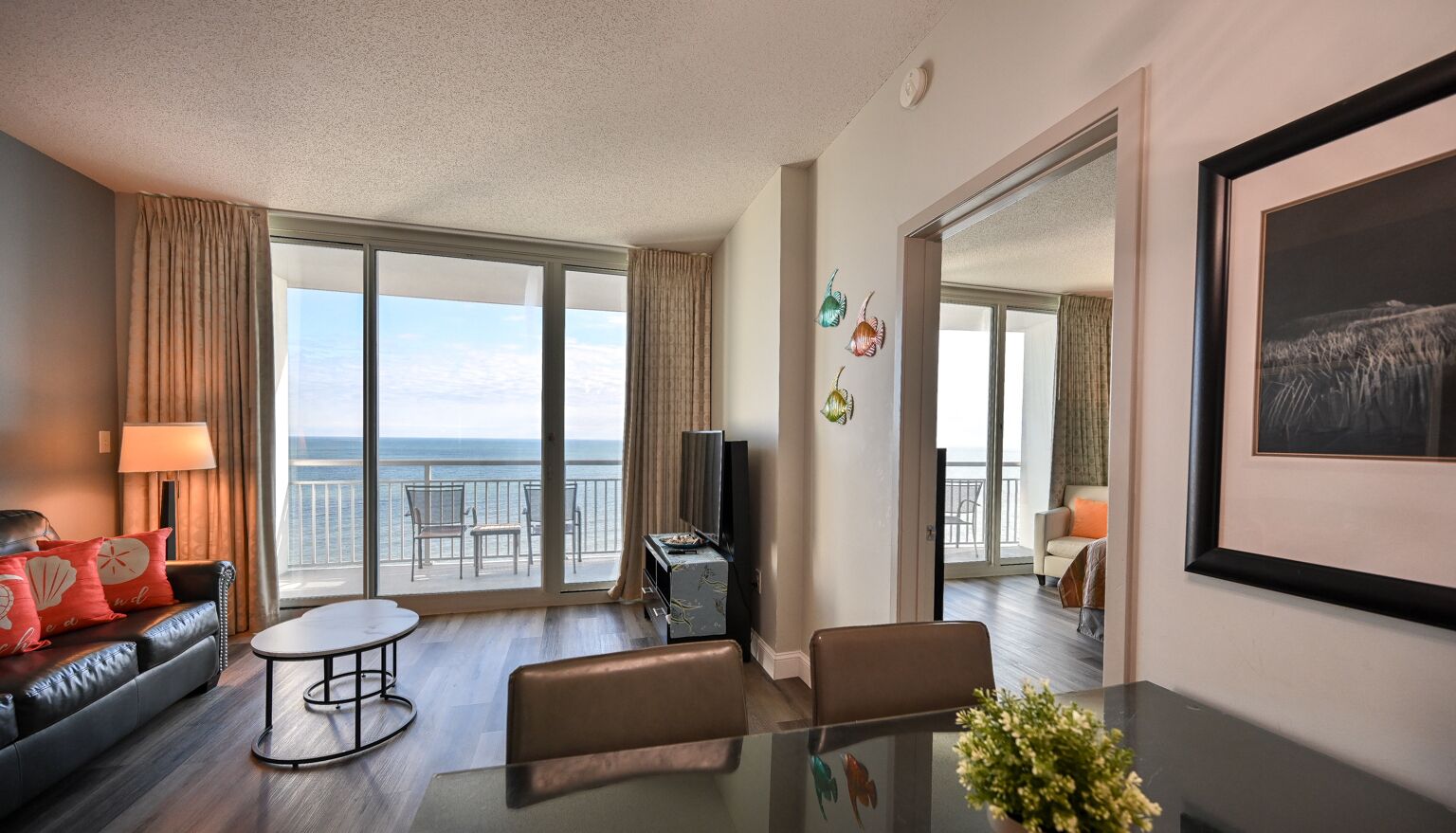 Televisie, een dvd-speler en een filmbibliotheek