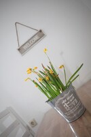 Family Apartment, 2 Bedrooms, City View | In-room dining