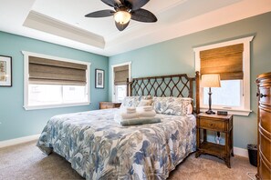 2 bedrooms, iron/ironing board, travel cot, WiFi