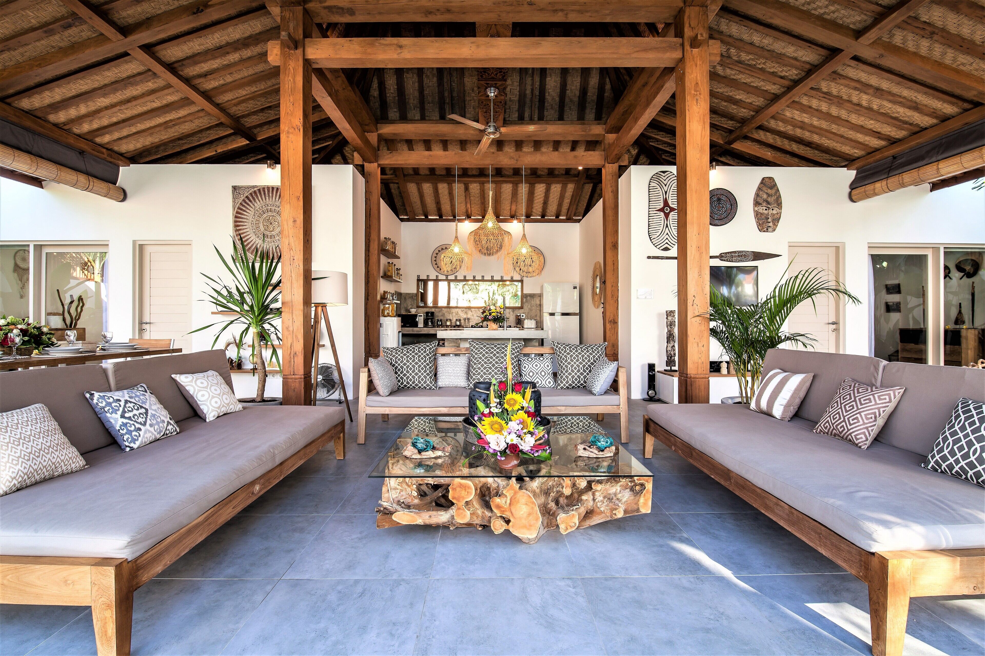 TV, DVD player, stereo