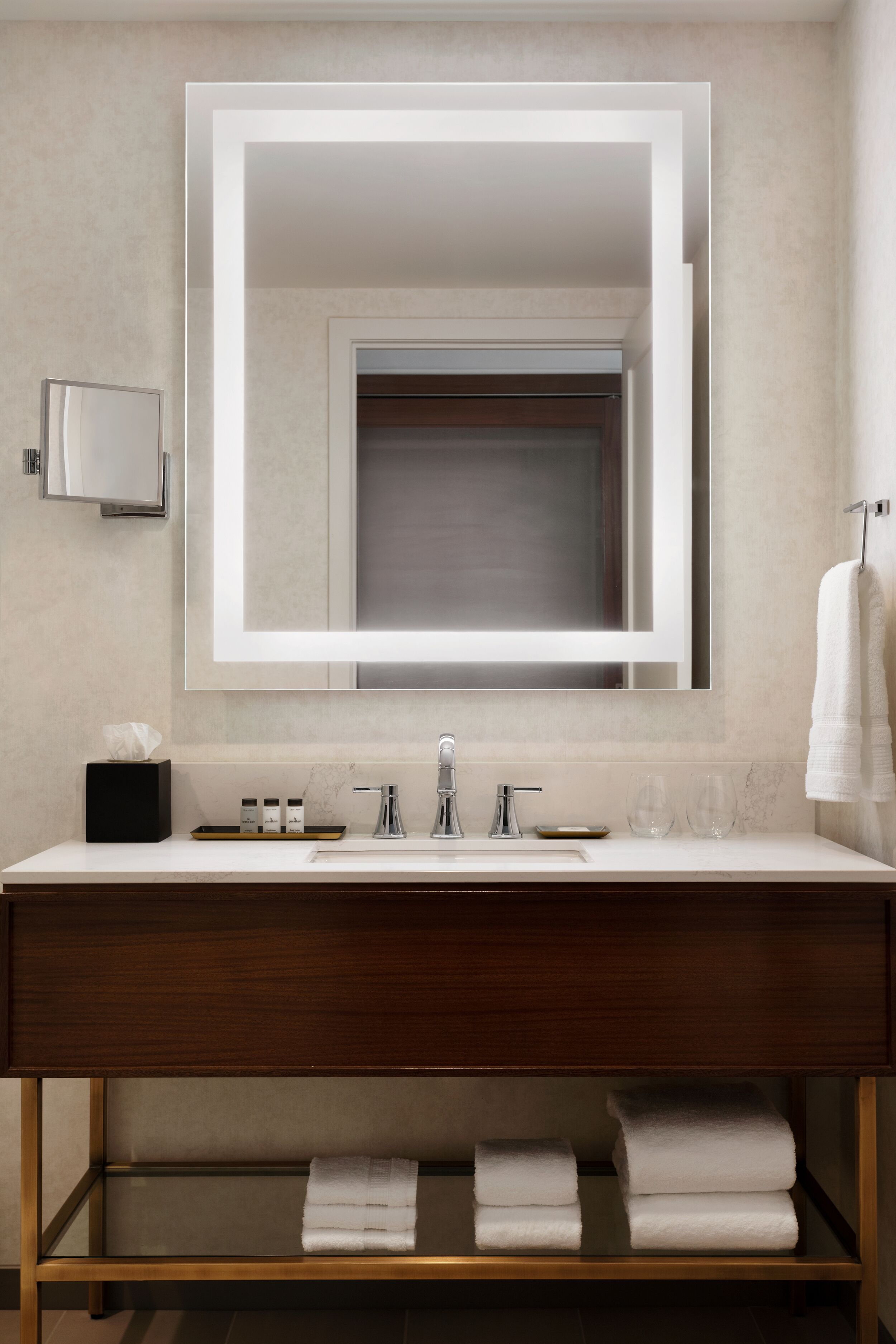 junior suite, 1 king bed | bathroom | shower, rainfall showerhead, designer toiletries, hair dryer