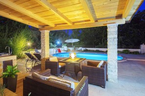 Una piscina riscaldata