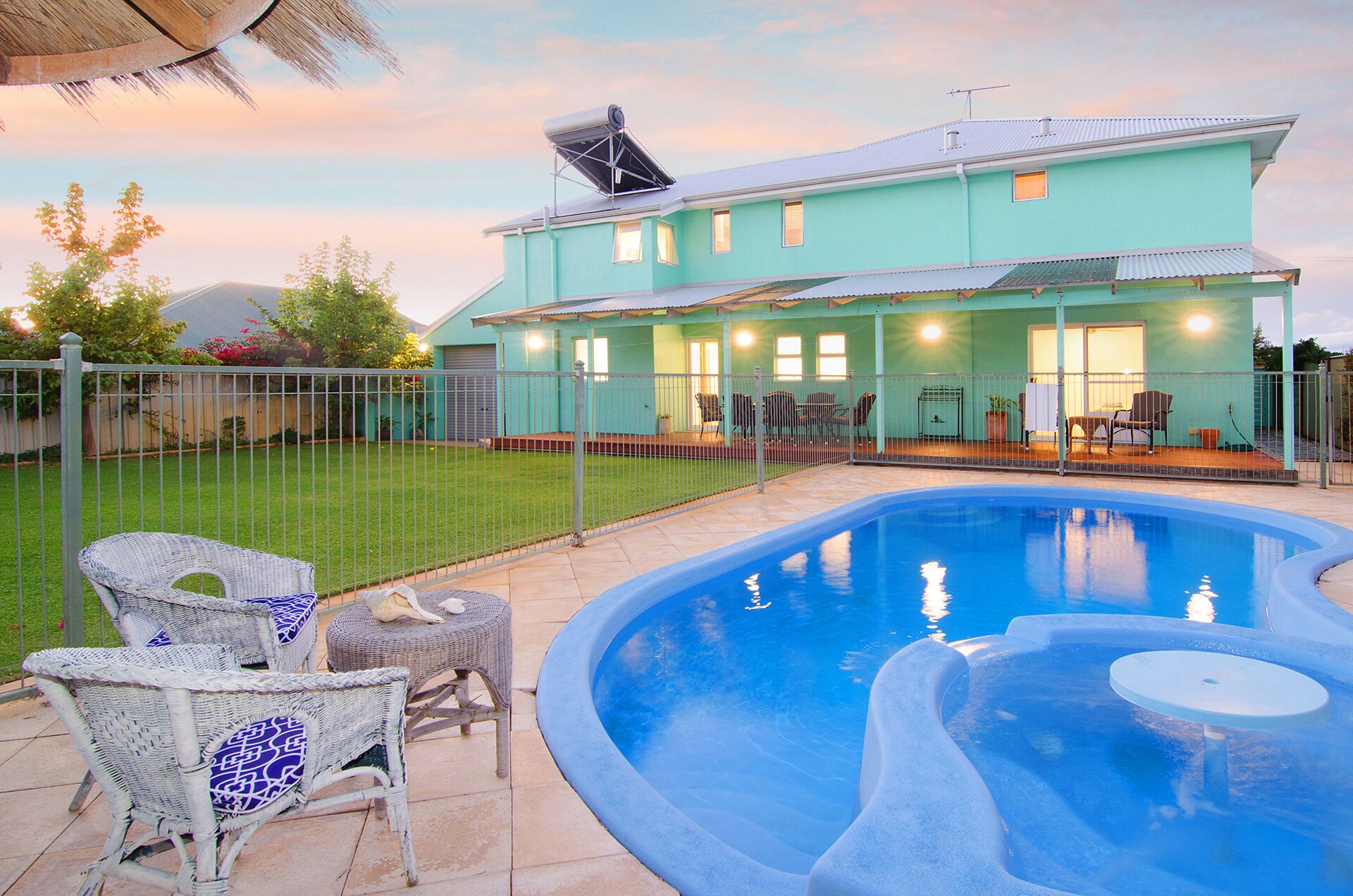 Alberca al aire libre 