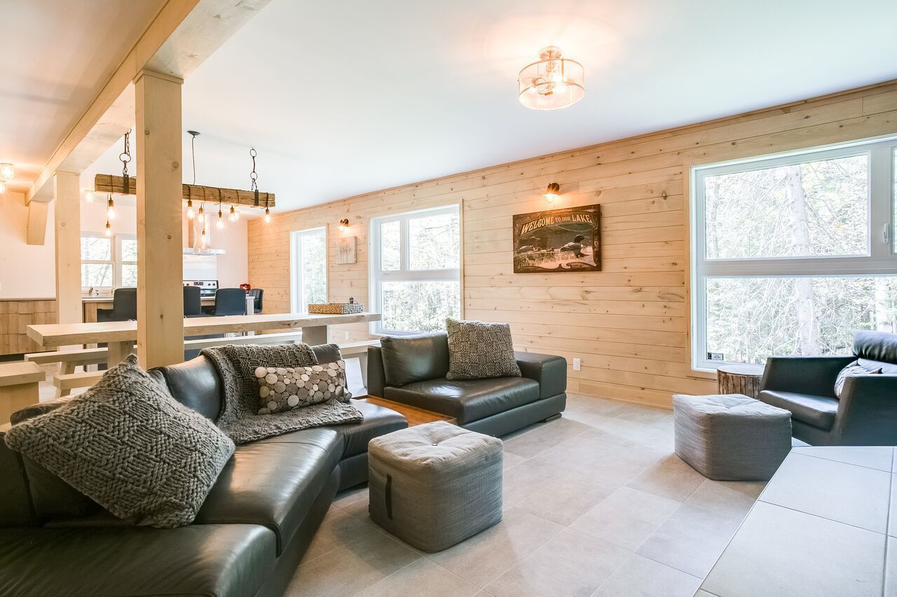 舒適木屋, 4 間臥室 | 客廳 | 平面電視、  壁爐、 DVD 播放機