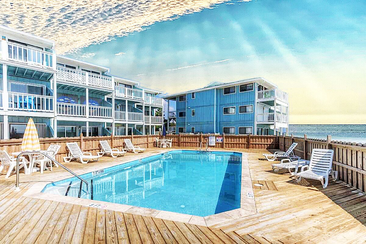 DESTINY! Your beautiful, ocean front , home away from home is waiting for you!  