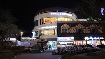 Front of property – evening/night