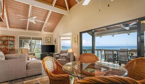 TV, DVD player, ping pong, stereo